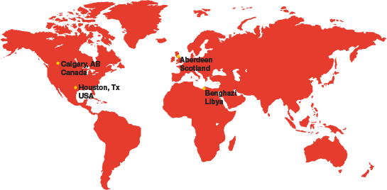 Vykor Locations Map